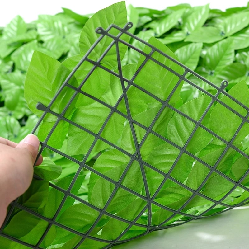 Rouleau feuilles de lierres haie artificielle