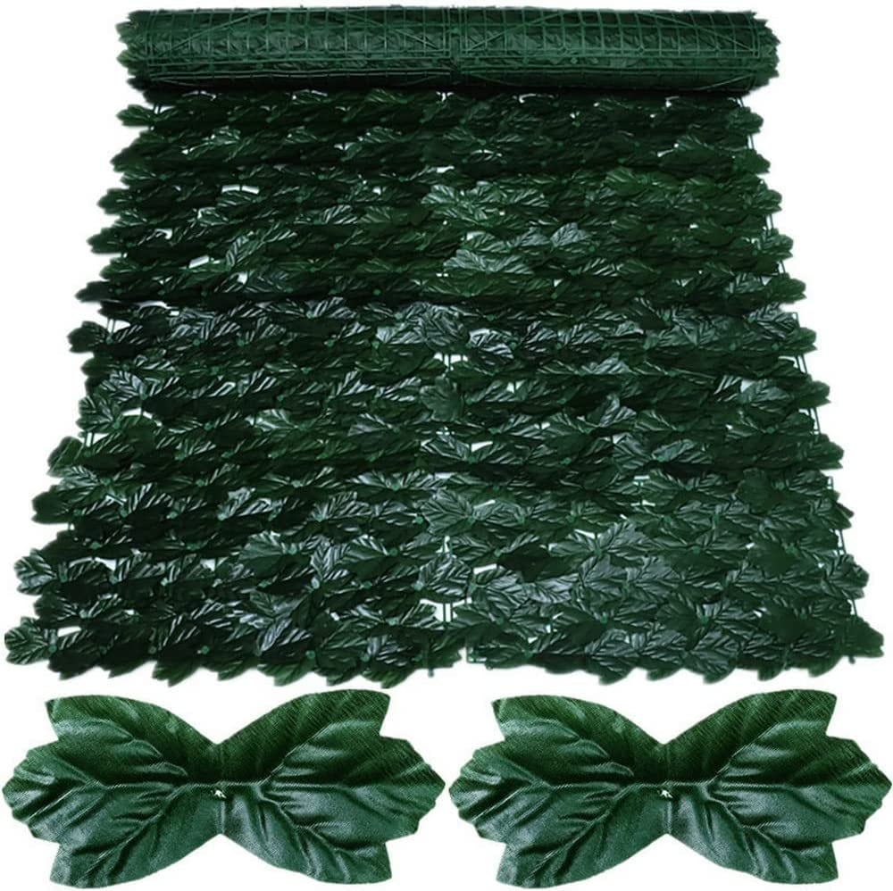 Haie feuillage lierre artificiel 1m x 1m