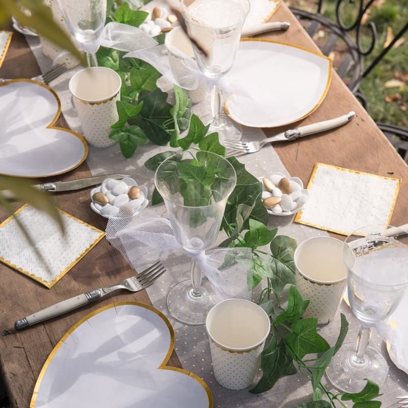 Lierre centre de table mariage